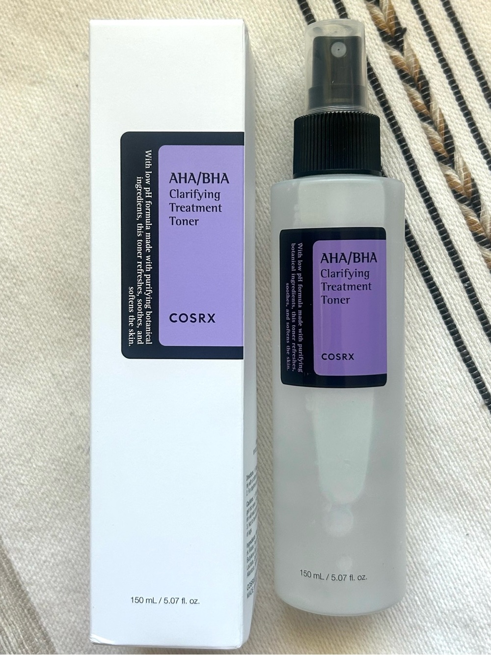 COSRX AHA/BHA Clarifying Treatment Toner 150ml NEW